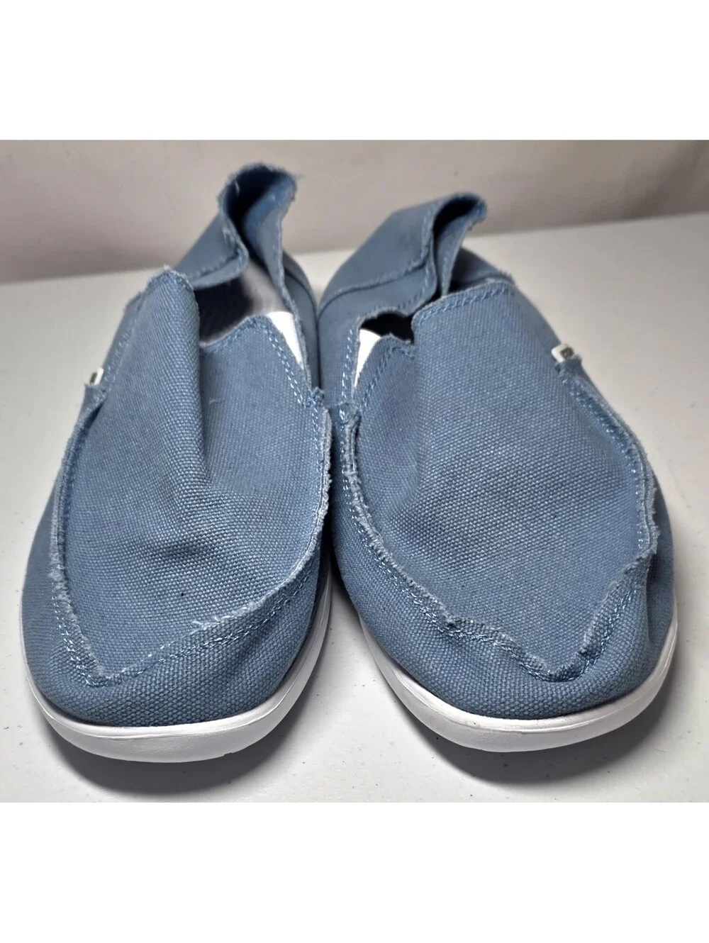 Men s 10.5 Denim Canvas Shoes Slip On Lightweight